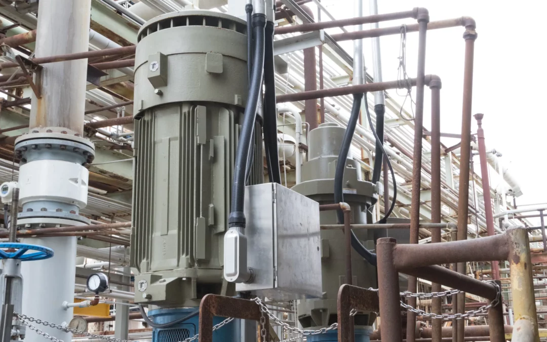 A pump at a chemical plant
